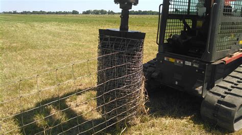 skid steer wire winder|fence wire winder and rewinder.